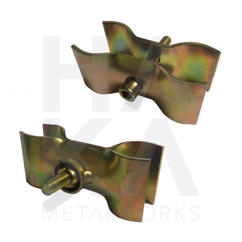 Building fence clamp
